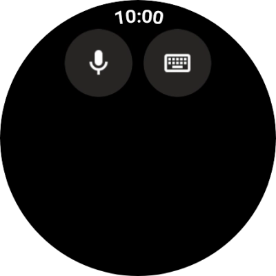 Press the microphone icon and say the required destination.