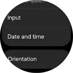 Press Date and time.