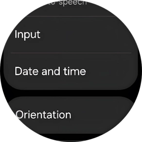 Press Date and time.