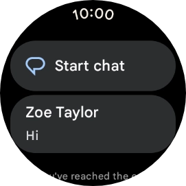 Press the required text message to read it.