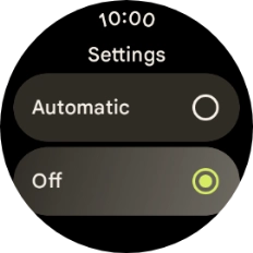 Press the crown to return to the home screen.