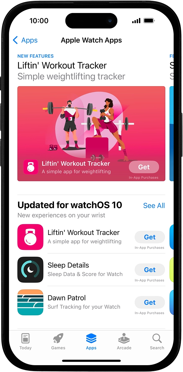 On your phone: Go to the required app.