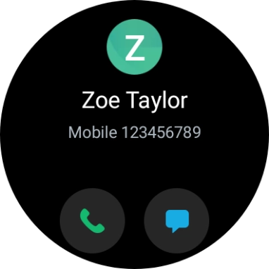 Press the call icon.