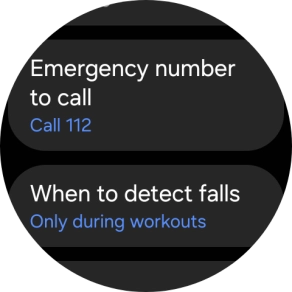 Press Emergency number to call.