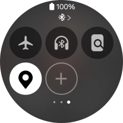 Press the find my phone icon to send a signal to your phone.