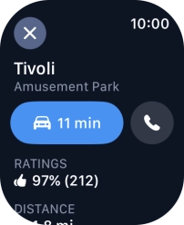 Press the start journey icon.