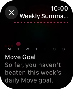 Press the Digital Crown several times to return to the main menu.
