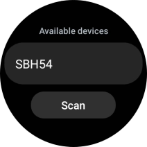 Press the required device.