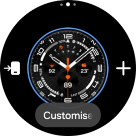 Slide your finger left on the screen.