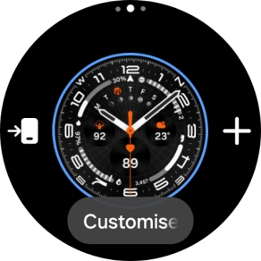 Slide your finger left on the screen.