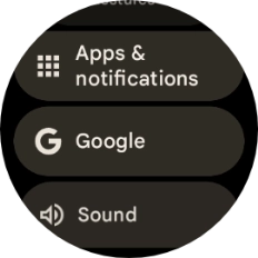 Press Google.