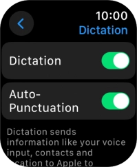 Press the Digital Crown twice to return to the home screen.