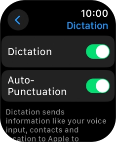 Press the Digital Crown twice to return to the home screen.