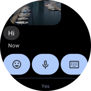 Press the microphone icon.
