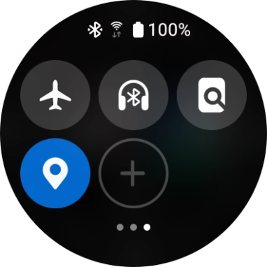 Press the find my phone icon to send a signal to your phone.