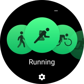 Press the settings icon.