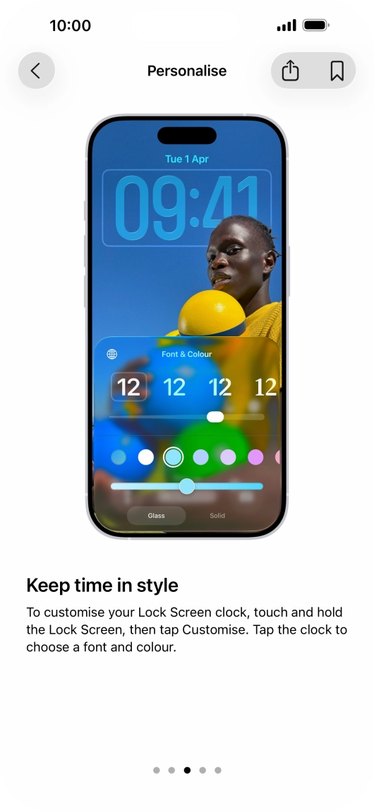 Slide your finger upwards starting from the bottom of the screen to return to the home screen.