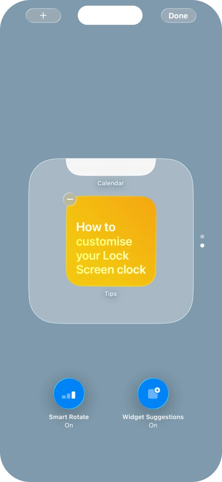 Press Smart Rotate to turn the function on or off.