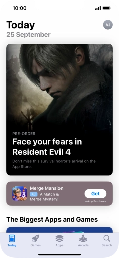 Press Search.