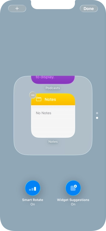 Press Smart Rotate to turn the function on or off.