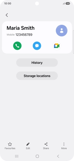 Press the Home key to return to the home screen.