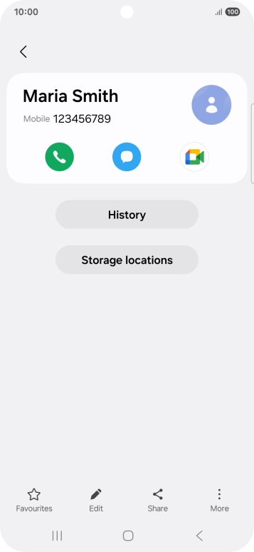 Press the Home key to return to the home screen.