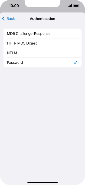 Press Password.
