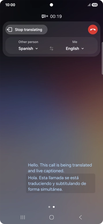Press the drop down lists to select the required languages.