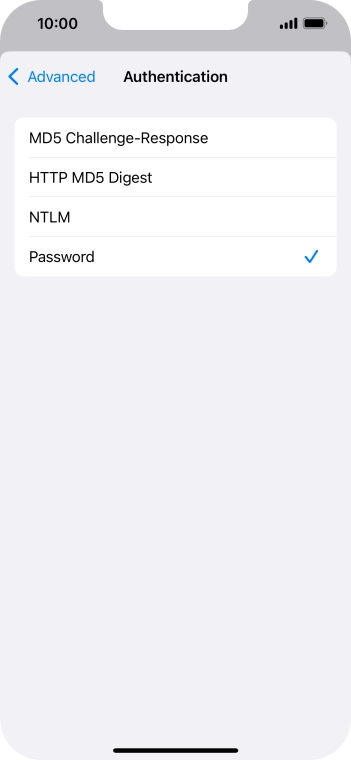 Press Password.