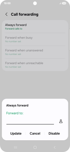 Press Disable.