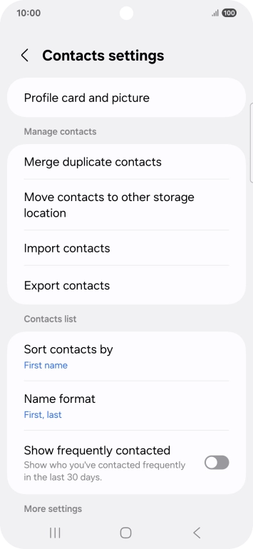 Press Import contacts.