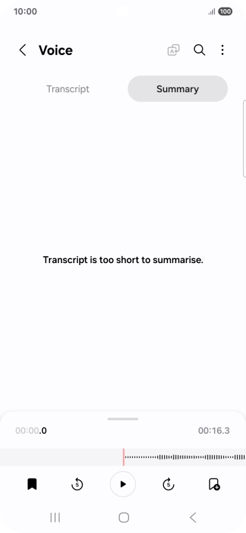 Press the Return key to save the changes.