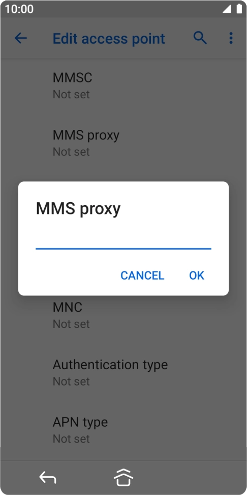 Key in 149.254.201.135 and press OK.