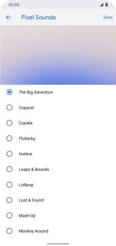 Press the required ring tones to hear them.