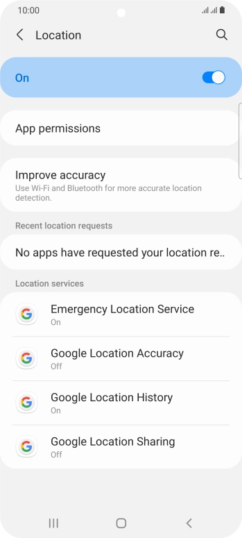Press App permissions.