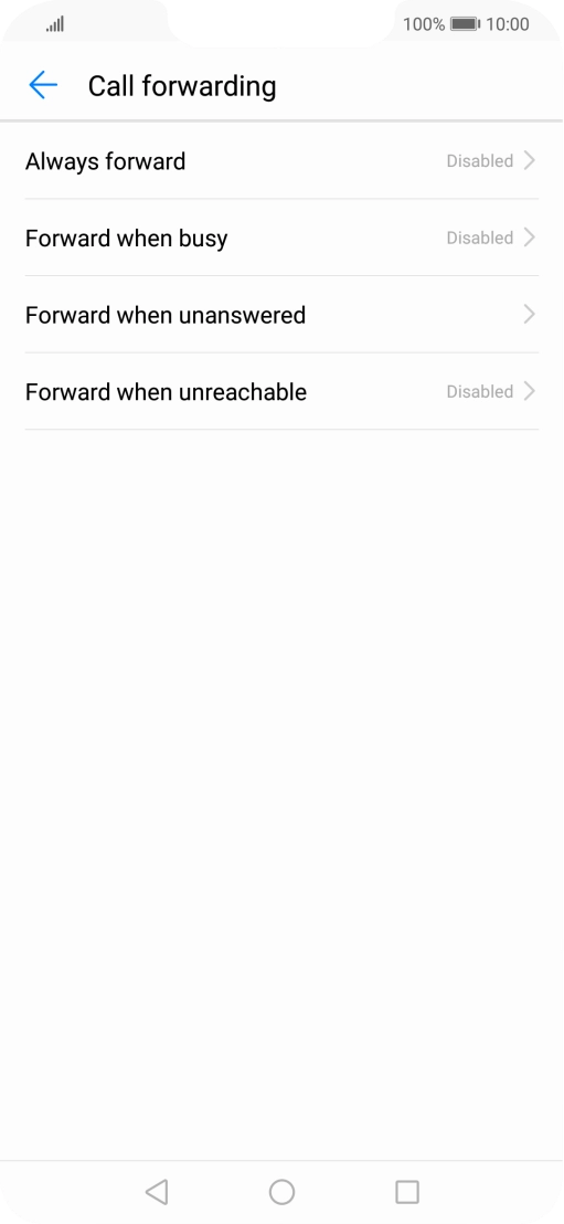 Press the Home key to return to the home screen.
