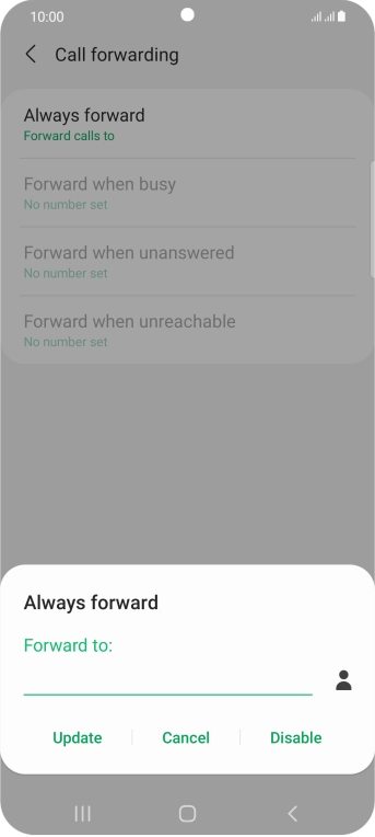 Press Disable.