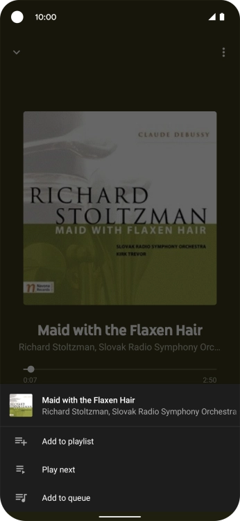 Press Add to playlist.