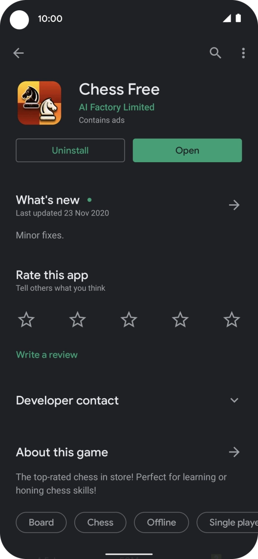 Slide your finger upwards starting from the bottom of the screen to return to the home screen.