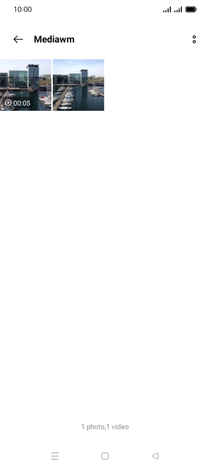 Press and hold any picture or video clip.