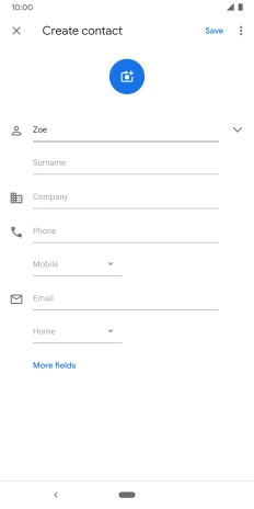 Press Surname and key in the required last name.