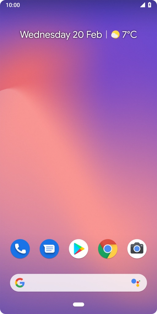 When the battery charging icon is displayed, charging is in progress.