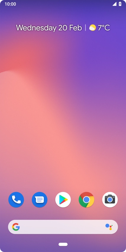 When the battery charging icon is displayed, charging is in progress.