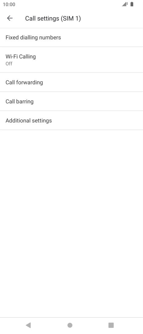 Press Fixed dialling numbers.