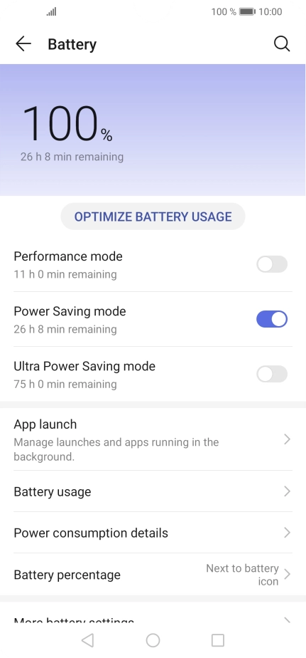 Press the Home key to return to the home screen.