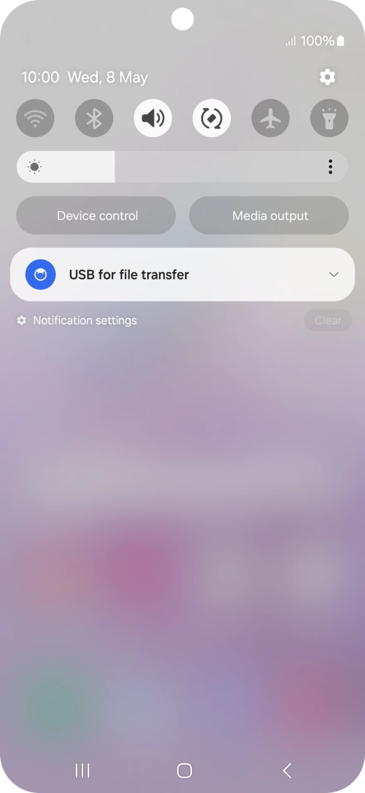 Press the drop down list.