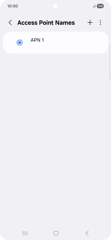 Press the add icon.