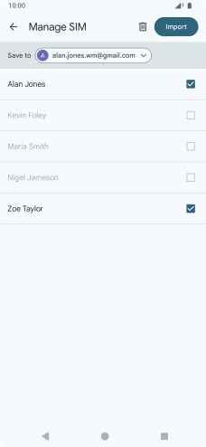 Press the drop down list next to 