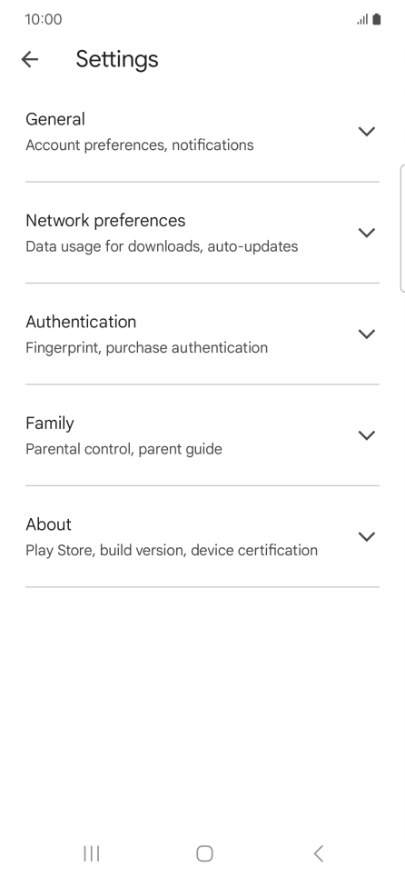 Press Network preferences.