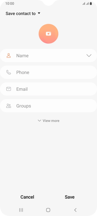 Press the address book drop down list.